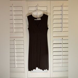 Chico's Sleeveless Midi Chocolate Brown Dress, size 0